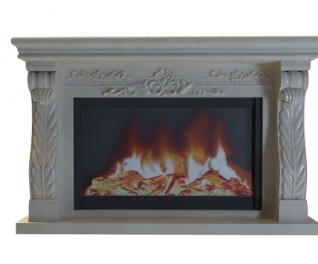 Simple European Style Fireplace-ID:712040904