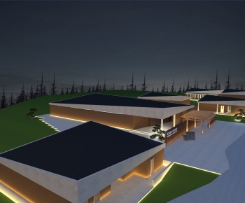 Modern Architecture Of Artistic Style-ID:307387116