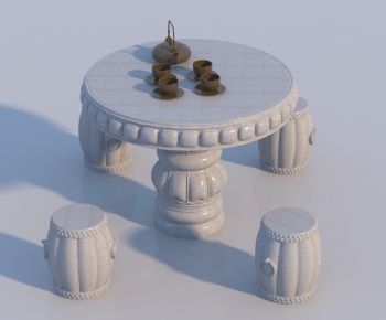 New Chinese Style Tea Tables And Chairs-ID:162990098