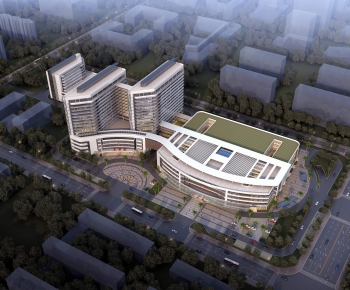 Modern Architectural Bird's-eye View Planning-ID:182418113