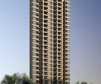 Modern Residential Building-ID:377384905