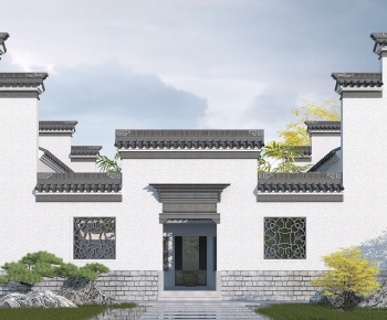 Chinese Style Facade Element-ID:540287975