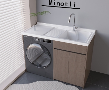 Modern Laundry Cabinet-ID:511579991