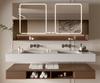 Modern Bathroom Cabinet-ID:701399097