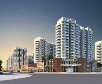 Modern Residential Building-ID:144746075