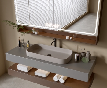 Modern Bathroom Cabinet-ID:697504047
