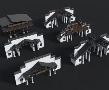 Chinese Style Facade Element-ID:331511973