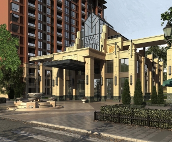 New Classical Style Facade Element-ID:856014971