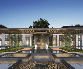 New Chinese Style Appearance Of Commercial Building-ID:780872117