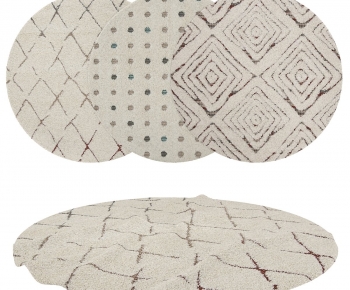 Modern Circular Carpet-ID:138905054