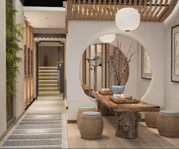 New Chinese Style Tea House-ID:598205095