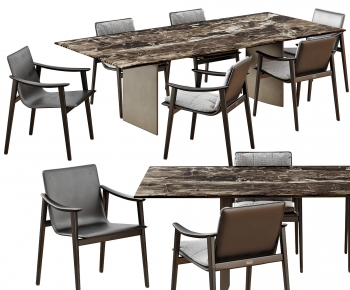 Modern Dining Table And Chairs-ID:611196994