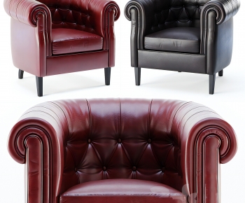 European Style Single Sofa-ID:600303895