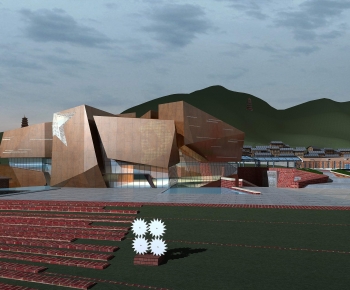 Modern Architecture Of Artistic Style-ID:313535937