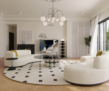 French Style A Living Room-ID:506767031