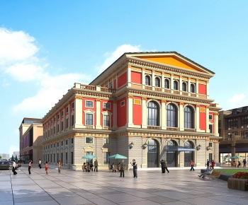 European Style Commercial Street-ID:805752995