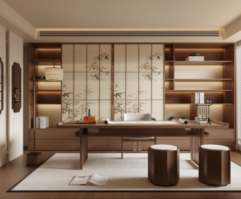 New Chinese Style Study Space-ID:468559034
