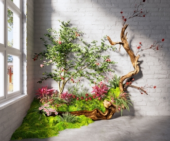 现代角落景观植物小品-2327009