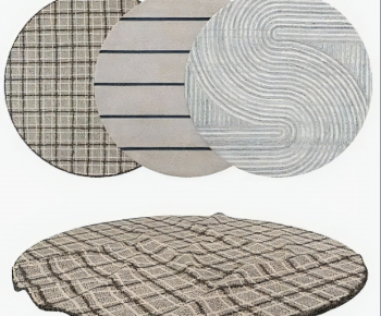 Modern Circular Carpet-ID:154500045