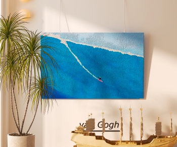 现代海边风景挂画-ID:410532005