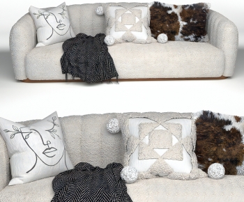 Modern Three-seat Sofa-ID:207986126