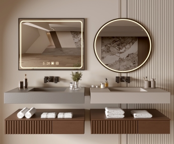 Modern Bathroom Cabinet-ID:351830967