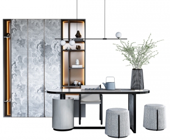 New Chinese Style Tea Tables And Chairs-ID:448385002