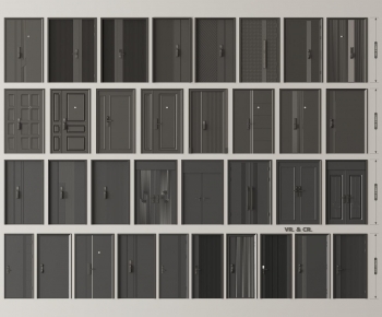 Modern Entrance Door-ID:987273933