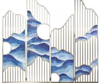 New Chinese Style Metal Screen Partition-ID:945282945