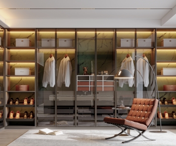 Modern Clothes Storage Area-ID:939970972