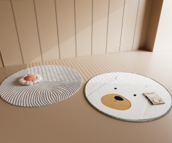 Modern Circular Carpet-ID:643835077