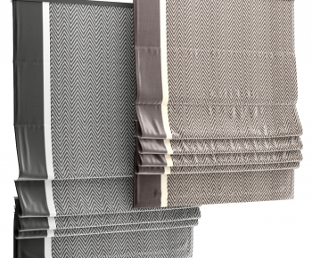 New Chinese Style Roman Curtain-ID:959319118