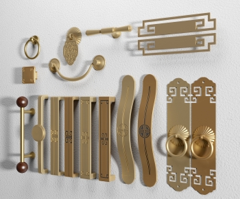 New Chinese Style Door Handle-ID:746591115