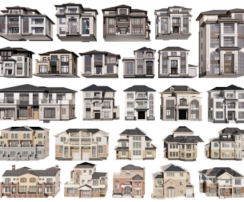 New Chinese Style Villa Appearance-ID:980720541