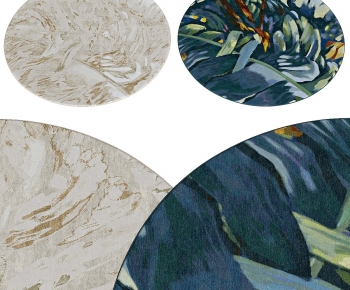 Modern Circular Carpet-ID:791810044