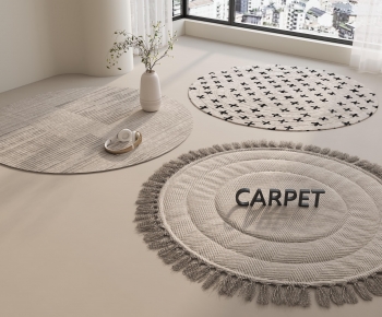 Modern Circular Carpet-ID:912122019