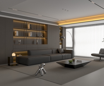 Modern A Living Room-ID:565496929