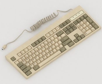 Modern Retro Style Keyboard And Mouse-ID:207379109