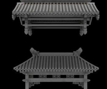 Chinese Style Building Component-ID:677412033