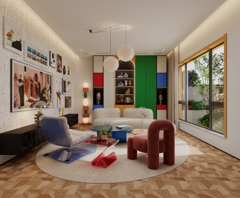 Modern A Living Room-ID:330945975