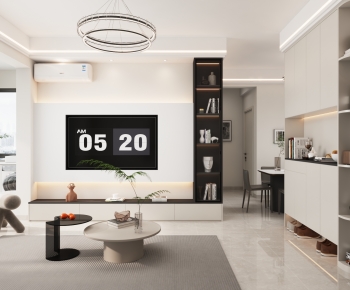 Modern A Living Room-ID:749669183