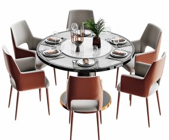 Modern Dining Table And Chairs-ID:538218024