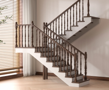 New Chinese Style Staircase-ID:233243942