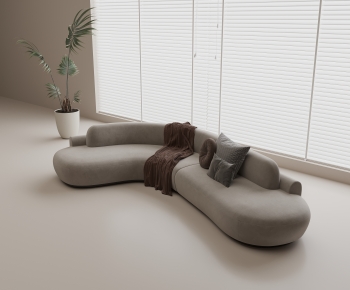 Modern Curved Sofa-ID:661247018