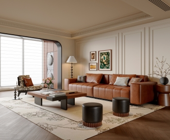 French Style A Living Room-ID:298252118