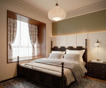 French Style Bedroom-ID:698501113