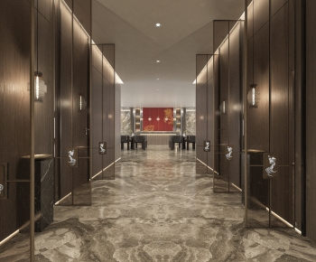 新中式餐厅过道-ID:904009388