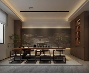 New Chinese Style Tea House-ID:445857053