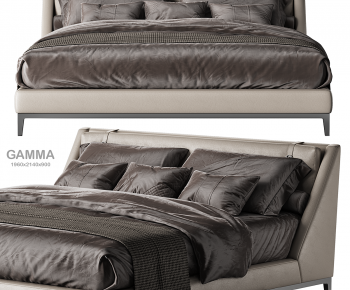 Modern Double Bed-ID:728991058