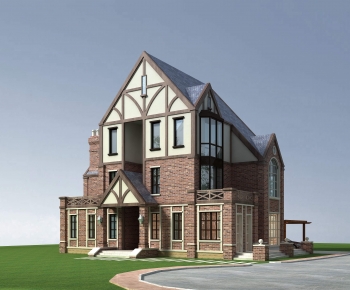 Classical Style Detached Villa-ID:445787915